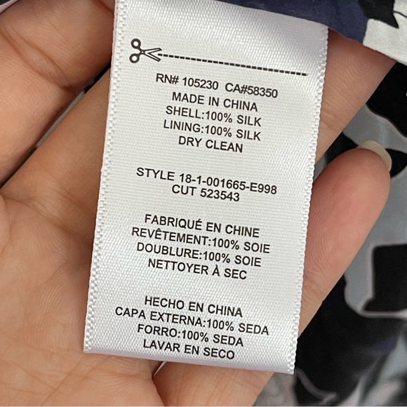 Equipment Britten Silk Maxi Shirt Dress Floral Navy Green Size Small - Picture 5 of 5